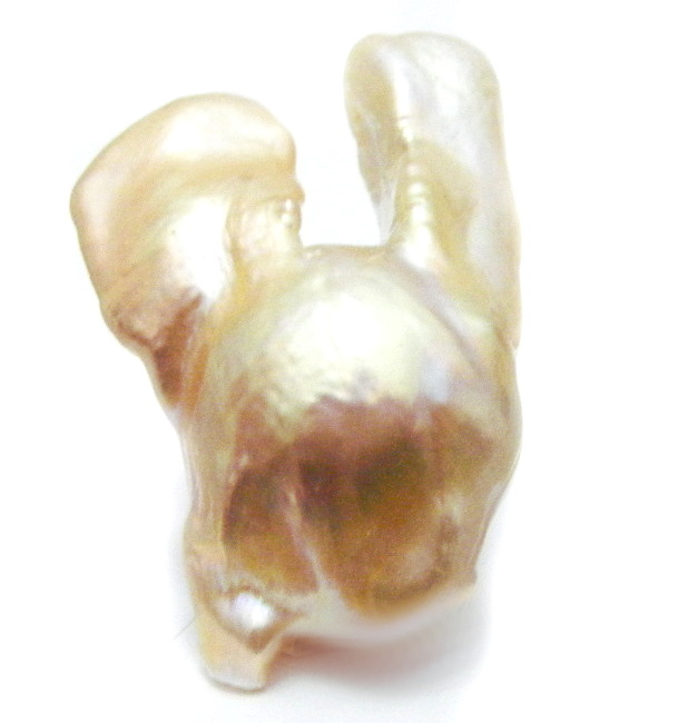 Natural Peach Enormous Fireball Pearl